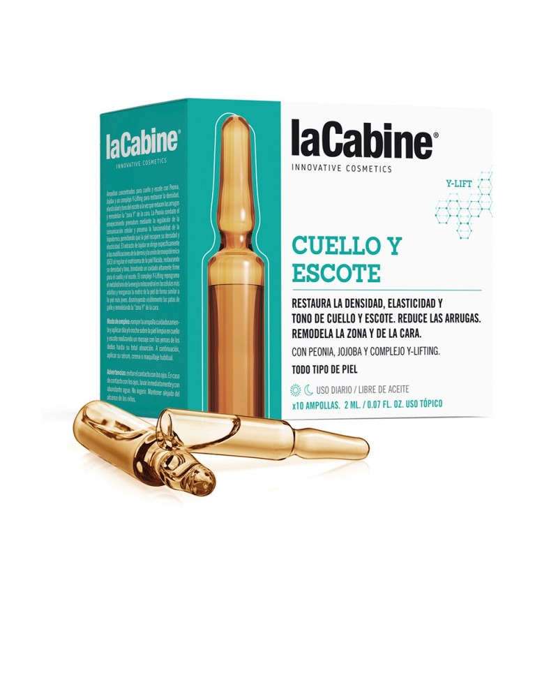 LA CABINE - AMPOLLAS CUELLO Y ESCOTE 10x2ml