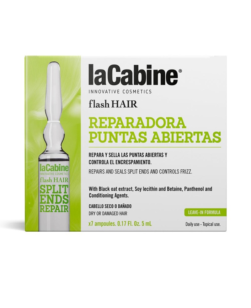 LA CABINE - FLASH HAIR reapair puntas abiertas 7 x 5 ml                