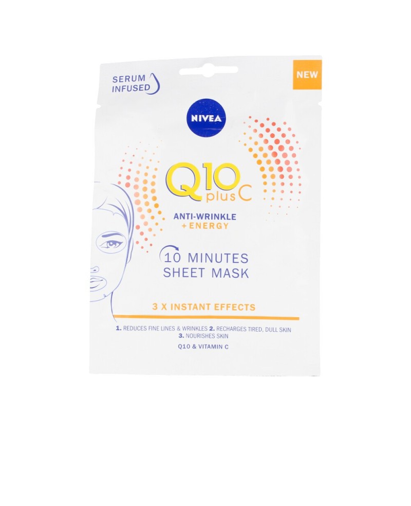 NIVEA - Q10+ VITAMINA C anti-arrugas+energizing mask facial