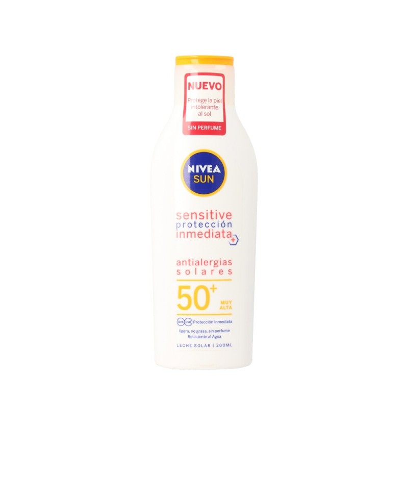 NIVEA - SUN ANTIALERGIAS SOLARES sensitive SPF50+ leche 200 ml