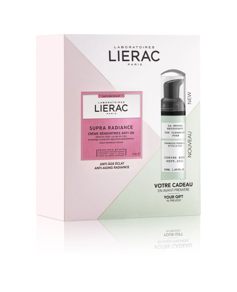 LIERAC - SUPRA-RADIANCE CREMA RENOVADORA ANTI-OX set 2 pz