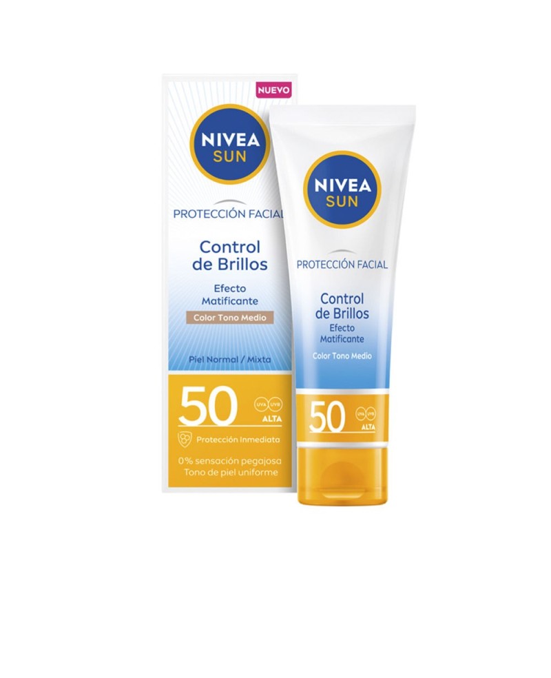 NIVEA - SUN CONTROL SHINE Mittel mattierende Gesichtsbehandlung SPF50 40 ml