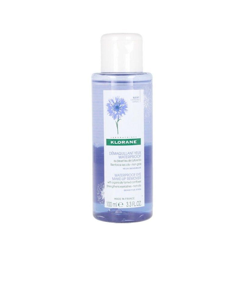 KLORANE - WATERPROOF EYE MAKE-UP REMOVER organically farmed cornflower