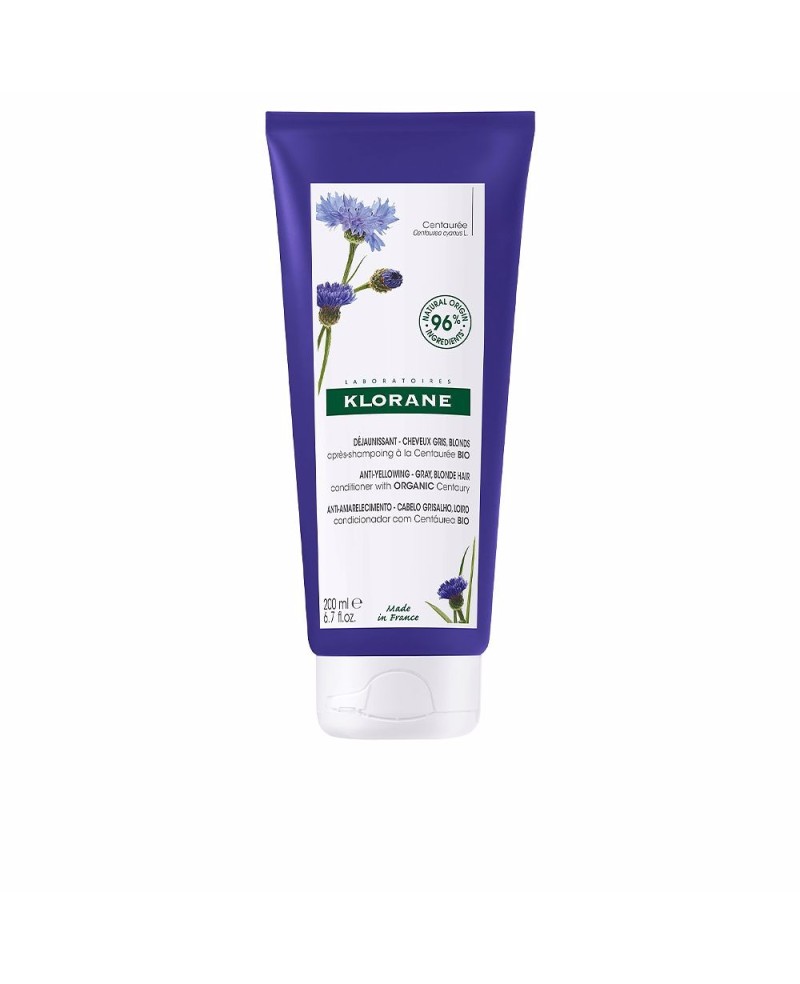 KLORANE - A LA CENTAUREA BIO Anti-Vergilbungs-Conditioner für graues und blondes Haar 150 ml