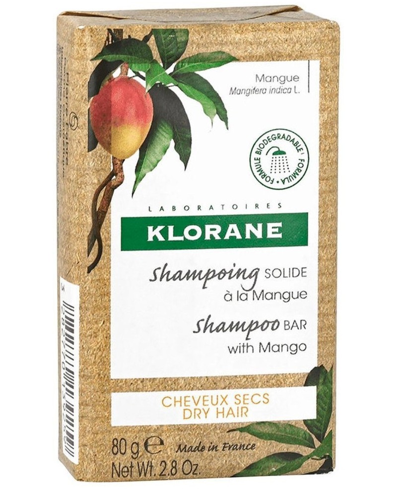 KLORANE - AL MANGO champú sólido 80 gr