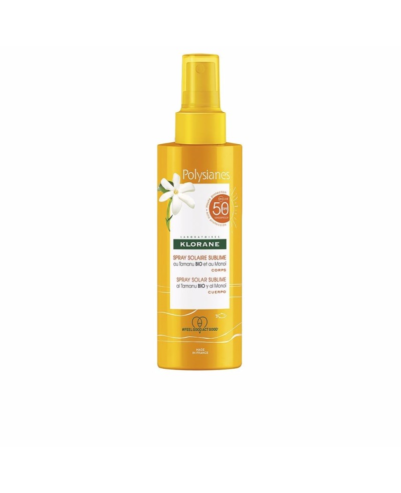 KLORANE - POLYSIANES MONOÏ Y TAMANU BIO Sonnenspray Sublime Body SPF50 200 ml