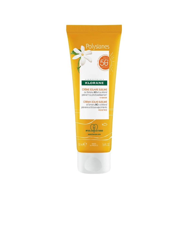 KLORANE - POLYSIANES MONOÏ Y TAMANU BIO Sublime Sonnencreme SPF50+ 50 ml