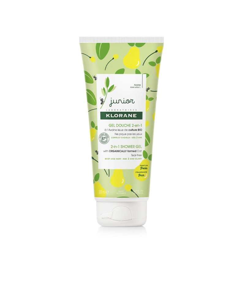 KLORANE - JUNIOR bath gel hair&body N. pear 200 ml