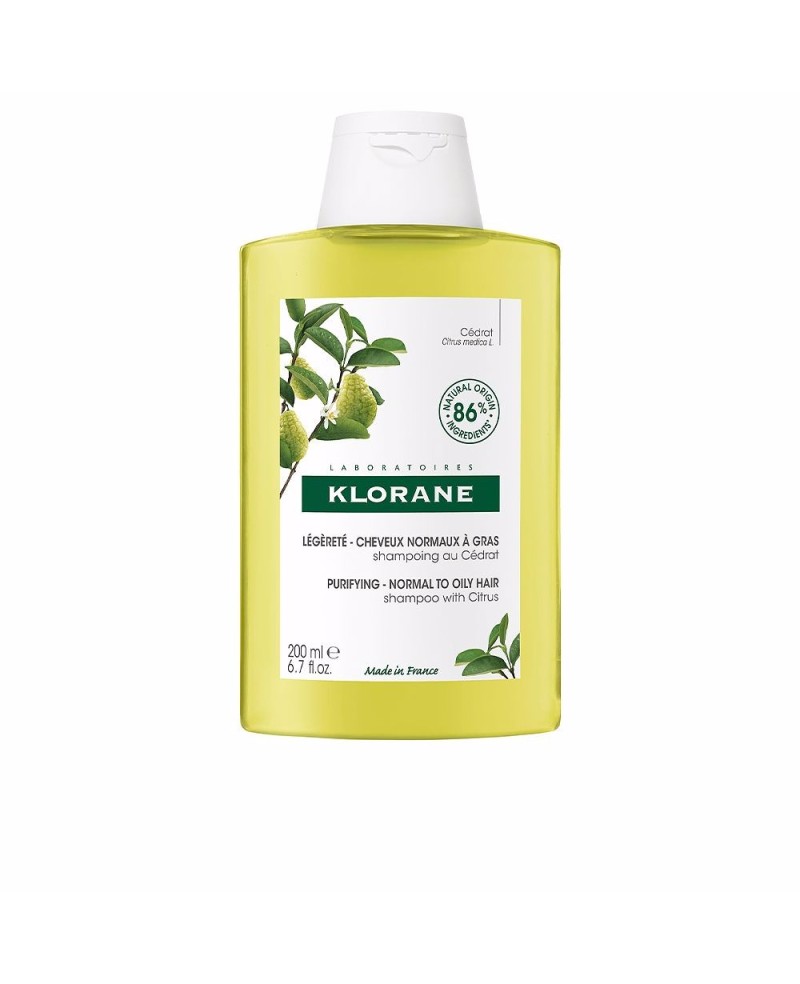 KLORANE - A LA CIDRA leichtes Shampoo für normales/fettiges Haar 200 ml