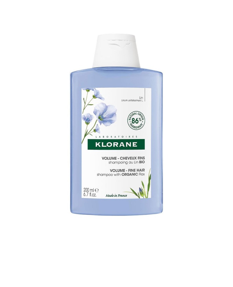 KLORANE - VOLUMEN champú al lino bio 200 ml