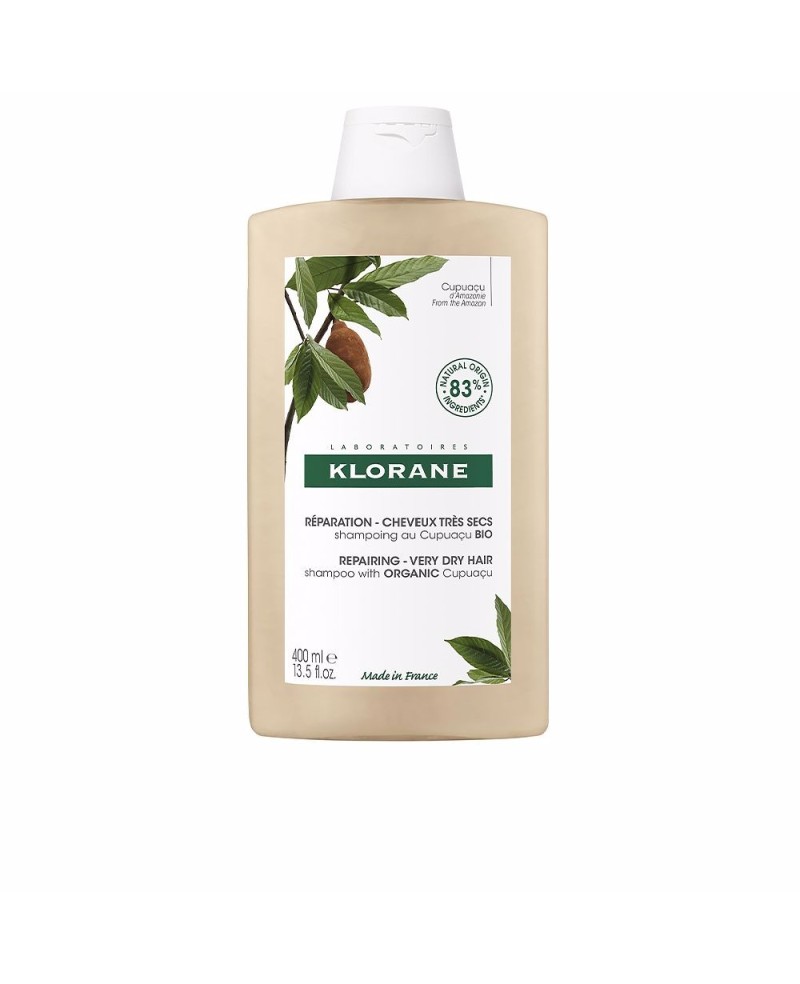 KLORANE - AL CUPUAÇU BIO champú reparador para cabello muy seco 400 ml