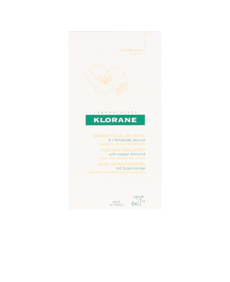 KLORANE - COLD WAX SMALL STRIPS with sweet almond 6 pz